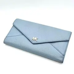 美品　マイケルコース　長財布　スカイブルー 管理番号【a8】