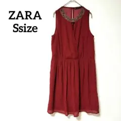 ワインレッド ロングワンピース