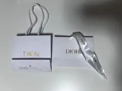 Dior ギフト袋 ホワイト リボン付き