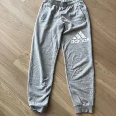 adidas グレー キッズパンツ 160cm