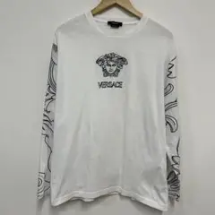 美品】VERSACE ヴェルサーチ　ロングTシャツ　メンズ　龍　クールネック 2025年最新】VERSACE メンズ 七分・長袖カットソーの人気