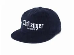 challenger 25awコーデュロイキャップ　ネイビー