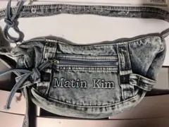 【土日限定価格】Matin Kim デニムショルダーバッグ Sサイズ