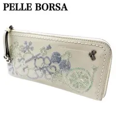 PELLE BORSA　ペレボルサ　長財布　スパンコール　Ｌ字ファスナーのサムネイル