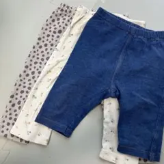 UNIQLO ユニクロ　レギンスパンツ　3点セット　80 95
