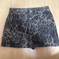 レオパード柄ミニキュロット