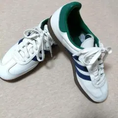 adidas★サンバ samba ogスニーカー ホワイト/ネイビー/グリーン