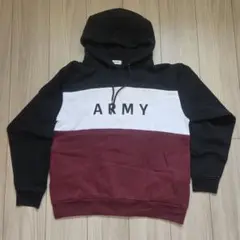 BROWNY ARMYプリント パーカー M