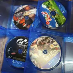 ジャンク　ケース無しPS4ソフト4本セット