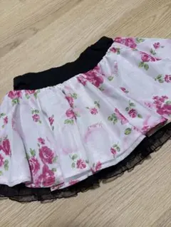 お値下げ♡MA＊RS ピンクチェック薔薇柄フリルミニスカート - メルカリ
