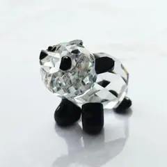 【美品】SWAROVSKI　スワロフスキー　ベビーパンダ　子パンダ　クリスタル