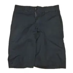 【Dickies】 relaxed fit ハーフパンツ ネイビー L