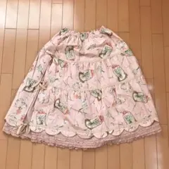 ピンクハウス　スノードロップ　ミディ丈スカートのサムネイル