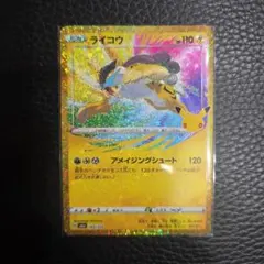 ポケモンカード ライコウ 162/103 25周年