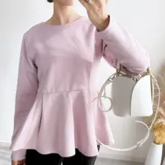 ペプラムトップス Tシャツ