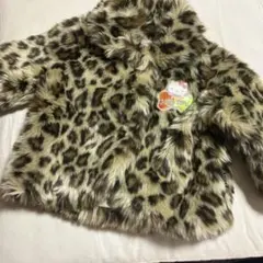 ハローキティー　ヒョウ柄上着　　70