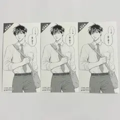 うらみちお兄さん12巻 特典大判しおり 表田裏道3枚セット イラストカード