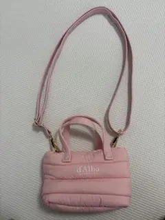 新品 ダルバ 非売品 ノベルティ ピンクミニクロスバッグ