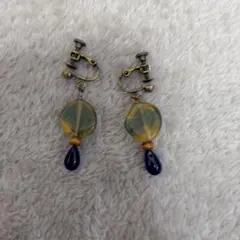 ハンドメイド ビーズ イヤリング