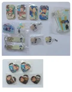 あんスタ 一番カフェ fine 英智 渉 桃李 弓弦 缶バッジ チャーム