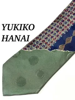 まとめ購入で大幅値引き 極美品 YUKIKO HANAI シルク ネクタイ
