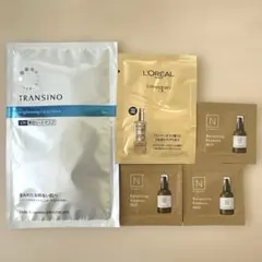 トランシーノ薬用ブライトニングフェイシャルマスク&ロレアルパリ・Norganicのサムネイル
