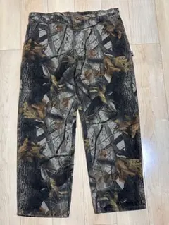 【人気】Carhartt リアルツリーカモ ダブルニーカーゴパンツ XS 人気】Carhartt リアルツリーカモ ダブルニーカーゴパンツ XS