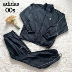 00s adidasアディダス ナイロン セットアップ Y2K