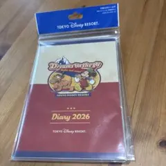 東京ディズニーランドで購入★手帳 2026年シール付