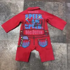 ディズニーカーズ つなぎ カバーオール ロンパース 80cm