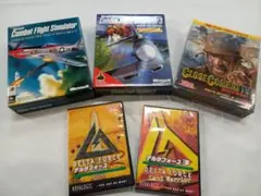 windows 95/2000/XPなど対応　PCゲームソフト　5本セット