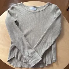 スローブイエナ　ワッフルロングスリーブ