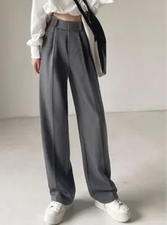 GRLグレー ワイドパンツ M 【即日発送】