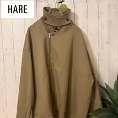 極美品　3WAY HARE スタンドカラー ジップブルゾン グレージュのサムネイル