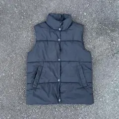 H&M ブラック ダウンベスト