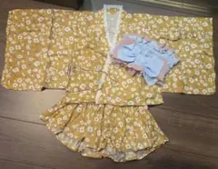 花柄 浴衣ドレス セパレートタイプ