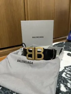 極美品□バレンシアガ グッチ ベルト コラボ BBロゴ - メルカリ