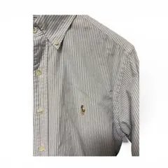 90s Ralph Lauren ストライプ ボタンダウンシャツ