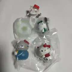 ハローキティ カプセルトイ LOVE♡抹茶 妖怪フィギュア キャンディドール他