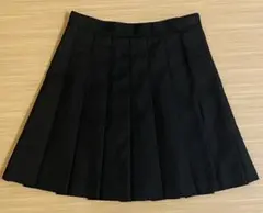 【WEGO】定番プリーツミニスカートブラック裏地パンツ& ウエストアジャスター付