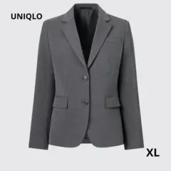 UNIQLO ストレッチテーラードジャケット/2つボタン　グレー　XL