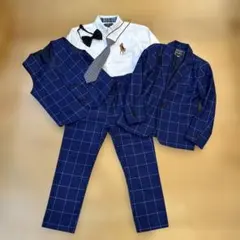 ポロ　ラルフローレンシャツ付き　フォーマルスーツ6点セット 130cm