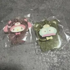 サンリオ ラテクマ アクリルキーホルダー 2点セット