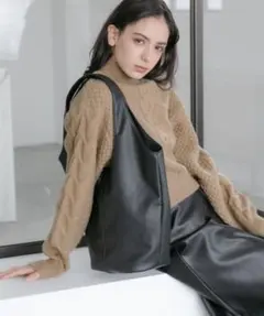 LAKOLE トートバッグ ブラックのサムネイル