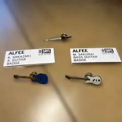 THE ALFEE 高見沢俊彦 ギターピンバッジ 2個セット 変形ギター - メルカリ