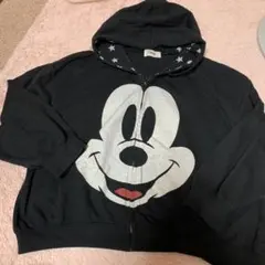 Disney ミッキーマウス パーカー 黒