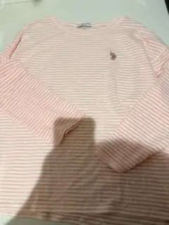 GeeRA【U.S. POLO ASSN.】やわらかスラブロンＴカラー＆ボーダー