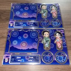 鬼滅の刃 花火大会2025 伯治と恋雪 A賞 ジオラマアクリルスタンドセット