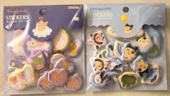 たまごっち　ステッカー　ぷっくりピースシール 2個セット