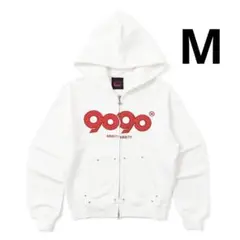 9090 girl OG Logo Valentine Zip white M